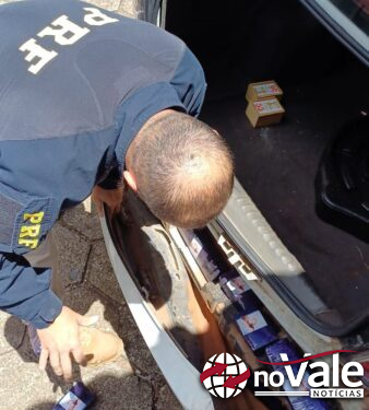 PRF apreende mais de 25 kg de maconha durante operação na BR-282