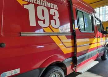 Bombeiros atendem bebê de seis meses que sofreu queda de carrinho em Capinzal