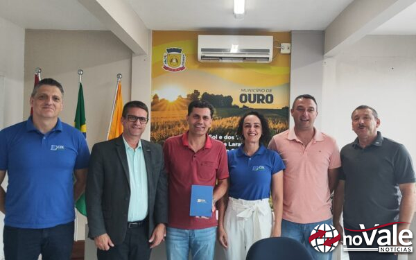 Presidente da FCDL/SC se reúne com prefeito de Ouro