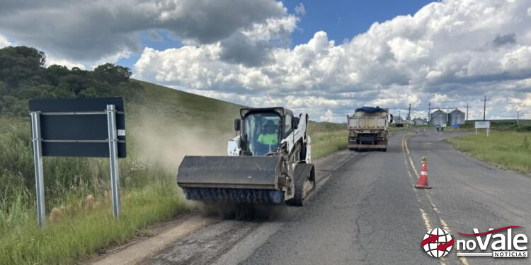 Inicia revitalização da SC-150 entre Água Doce e a BR-153