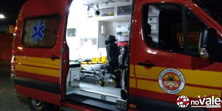 Acidente de trânsito em Herval d’Oeste deixa duas pessoas feridas