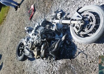 Acidente entre caminhão e moto tira vida de um homem na BR- 282
