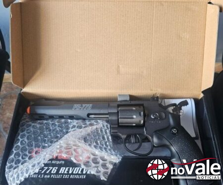 Homem é preso por porte de simulacro de arma de fogo no centro de Capinzal