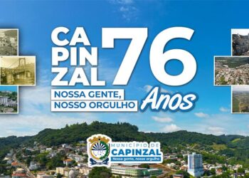 Capinzal celebra seus 76 anos neste final de semana