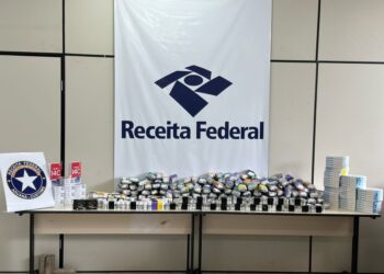 Receita Federal apreende anabolizantes e celulares escondidos em purificadores de água