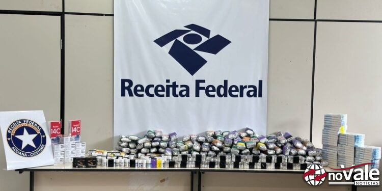 Receita Federal apreende anabolizantes e celulares escondidos em purificadores de água