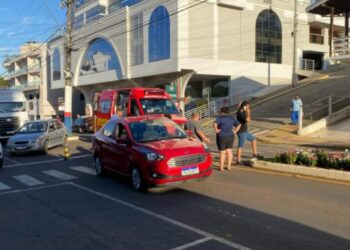 Atropelamento deixa idosa ferida em Piratuba