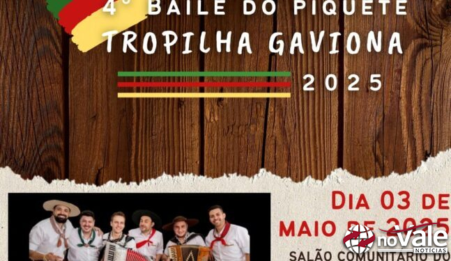 Piquete Tropilha Gaviona promove seu 4° baile gaúcho