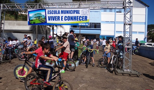Escola Viver e Conhecer promove 19ª Edição de Passeio Ciclístico em Capinzal