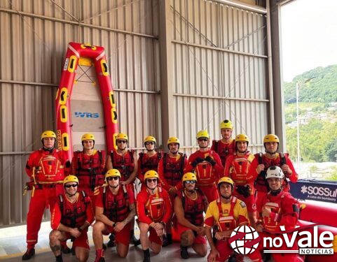 Bombeiros de Capinzal participam de treinamento de busca e resgate em inundações e enxurradas em Joaçaba