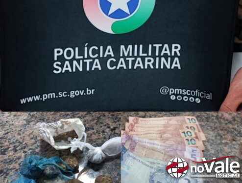 Homem é preso por tráfico de drogas em Herval d’ Oeste