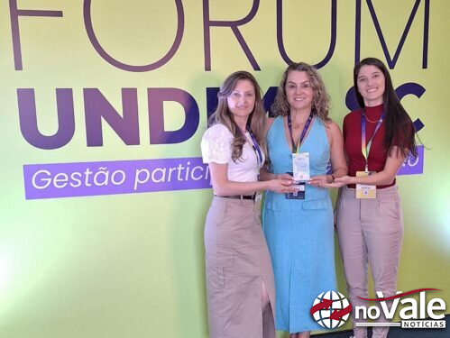 Profissionais da educação de Ouro participaram do Fórum da UNDIME em Florianópolis