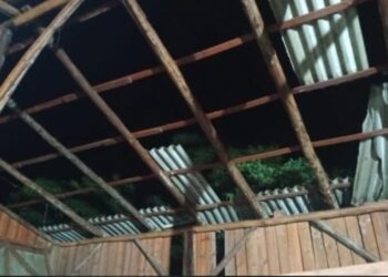 Granizo causa prejuízos em Anita Garibaldi