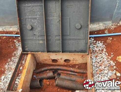 Fios de cobre são furtados em obra em Campos Novos