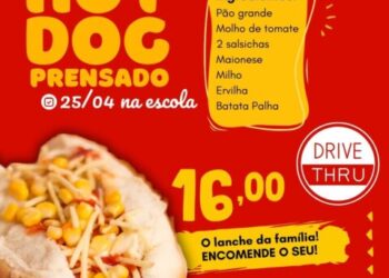 Escola Municipal Viver e Conhecer promove drive-thru de cachorro-quente para encerrar comemorações de 39 anos