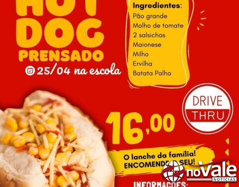 Escola Municipal Viver e Conhecer promove drive-thru de cachorro-quente para encerrar comemorações de 39 anos
