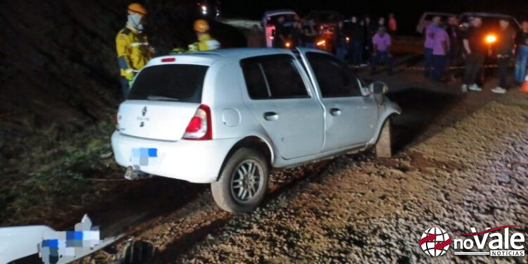 Condutor morre em acidente de trânsito na SC-350 em Lebon Régis