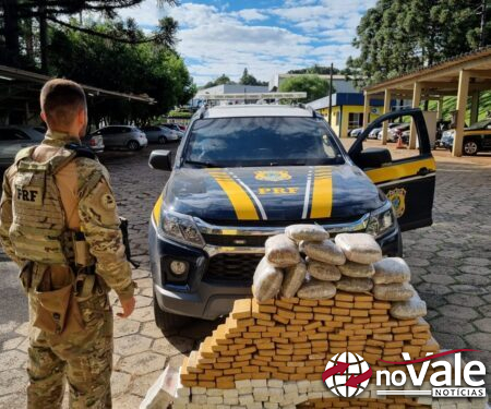 Mais de 660 kg de maconha apreendidos pela PRF em Santa Catarina