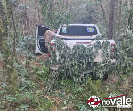 Caminhonete furtada em Campos Novos é localizada no interior de Capinzal