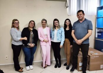 Promotora Karla Bárdio Meirelles realizou visita de trabalho à Secretaria de Saúde e Assistência Social de Piratuba