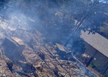 Incêndio destrói residência no interior do município de Vargem Bonita