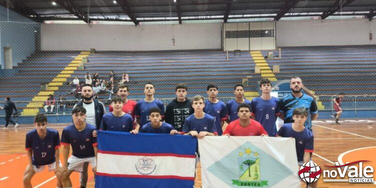 Equipes de futsal de Zortéa obtém terceira colocação no regional do JESC em Videira