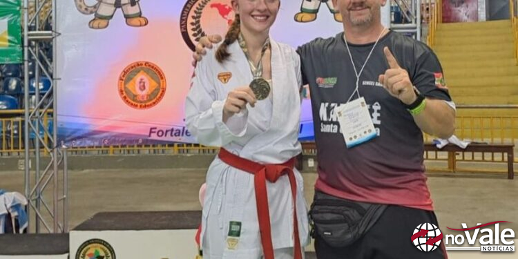 Mestre Saretta e Danieli Saretta conquistam ouro no Pan-Americano de Karatê