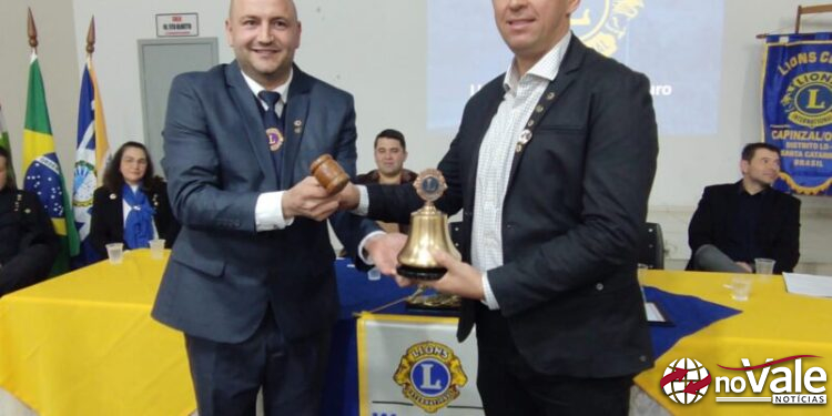 Empossada nova diretoria do Lions Capinzal-Ouro 2025/2026