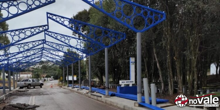 Obras da rua coberta de Zortéa entram em fase final do projeto