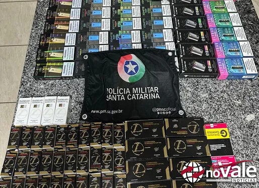 Polícia Militar Rodoviária apreende carga de contrabando no Oeste Catarinense