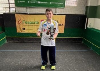 Giuseppe Casagrande conquista medalha de bronze na bocha pelos Joguinhos Abertos de SC