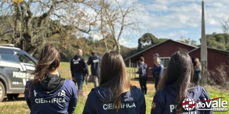 Polícia Civil realiza reconstituição de crime de duplo homicídio em Campos Novos