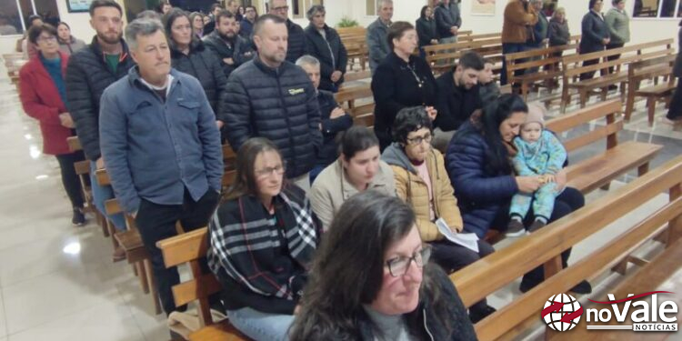 Celebrada segunda noite do tríduo da 61ª Festa de São Cristóvão em Capinzal