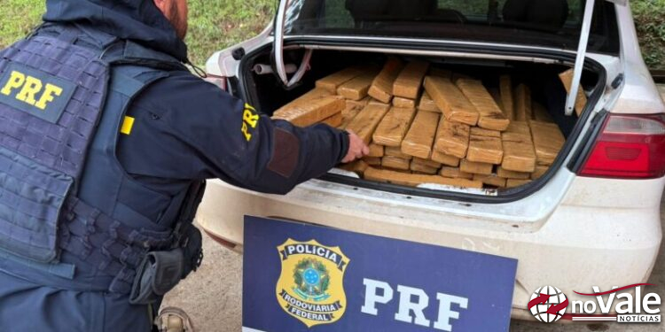 PRF apreende mais de 350 quilos de maconha em duas ocorrências no Oeste catarinense