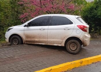 Motorista gestante é socorrida após saída de pista em Piratuba