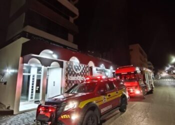 Princípio de incêndio em apartamento mobiliza bombeiros em Curitibanos