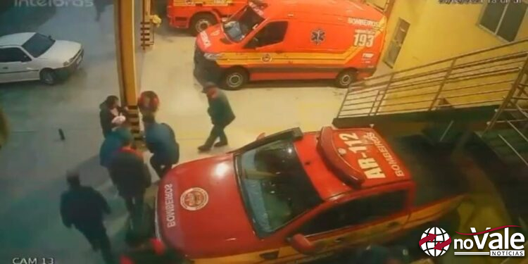 Bombeiros de Capinzal salvam bebê de 2 meses após engasgamento (Vídeo)