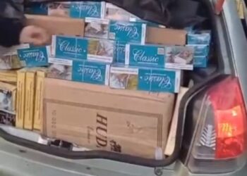 PRF apreende mais de 12 mil maços de cigarro contrabandeado na BR-282