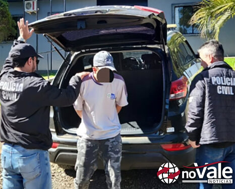 Polícia Civil de Anita Garibaldi prende suspeito de homicídio ocorrido em julho