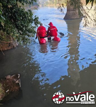 Corpo em decomposição é encontrado no Rio do Peixe em Videira