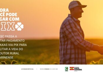 Cidasc passa a aceitar pagamento de taxas via PIX para facilitar a vida do produtor rural catarinense