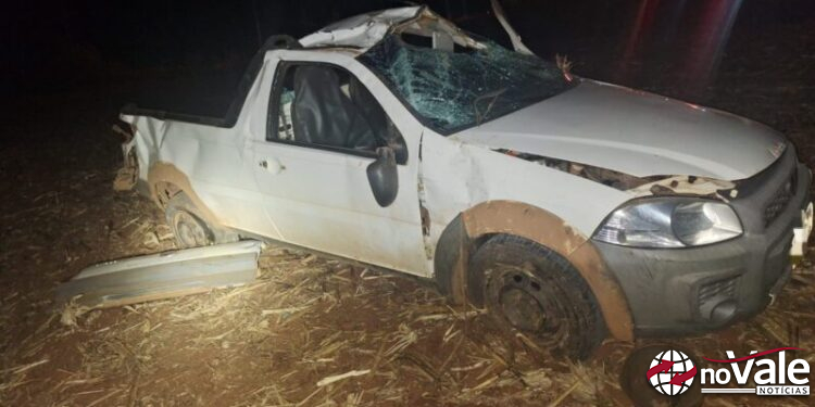 Acidente na SC-305 deixa motorista de 73 anos morto após capotamento