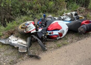 Jovem morre em acidente na SC-135, em Campos Novos
