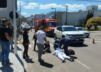 Acidente deixa mulher ferida após atropelamento na região
