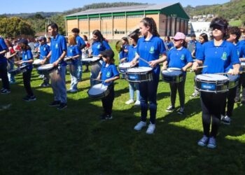 Fanfarra Municipal de Zortéa marca presença no Intercâmbio Cultural de Fanfarras em Peritiba