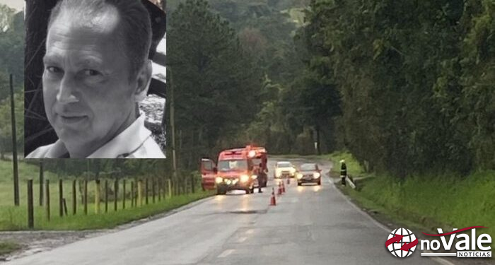 Identificado homem encontrado morto após acidente entre Treze Tílias e Água Doce