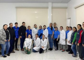 Profissionais da Saúde de Zortéa recebem novos uniformes