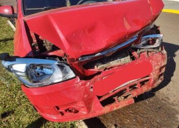 Mal súbito em condutor acaba em acidente no centro de Zortéa