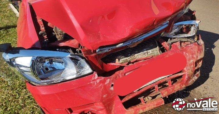 Mal súbito em condutor acaba em acidente no centro de Zortéa