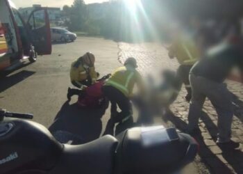 Jovem morre após colidir motocicleta com caminhão na SC-350